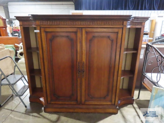 Cherry finish entertainment center