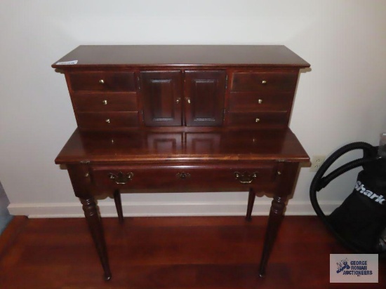 Jamestown Sterling cherry writing desk. On first floor right by front door.