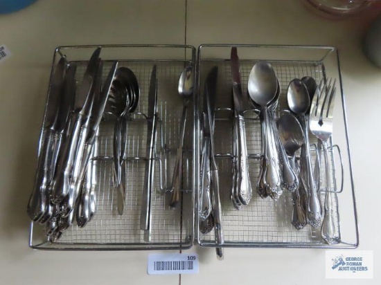 Oneida Craft Deluxe stainless steel flatware and Insico stainless steel flatware