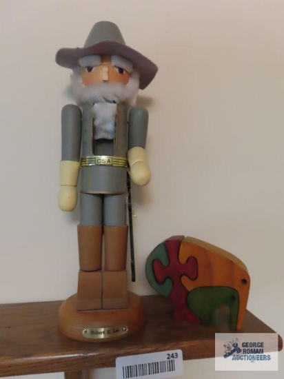 General Lee Nutcracker by Roman and wooden puzzle