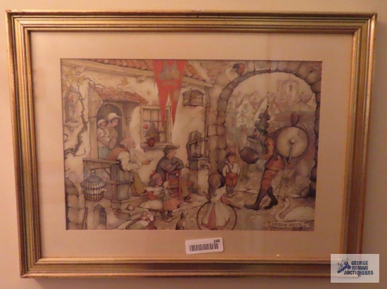 Anton Pieck print