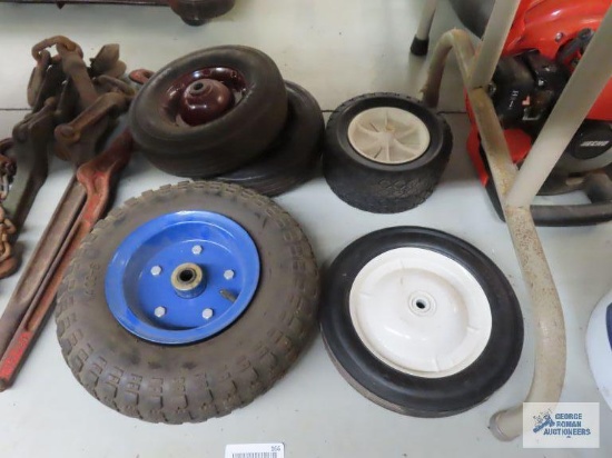 Assorted wheels