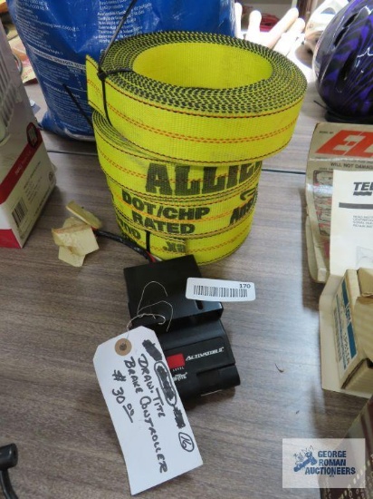 Draw-tite activator 2 trailer brake controller and Allied strap pieces. No ends on straps.
