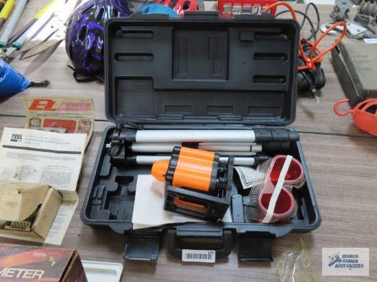Cen-Tech rotary laser level kit model 92801 with operating instructions and case.