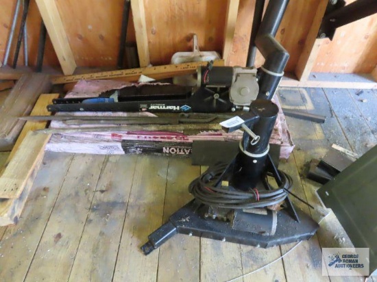 Harmar portable lift. May not be complete.