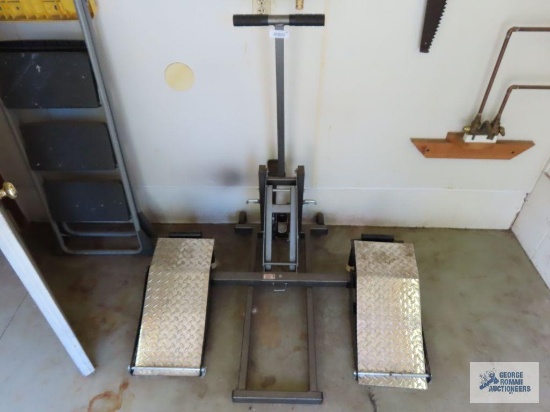 Pittsburgh 300 lb capacity high lift jack for riding mower or ATV