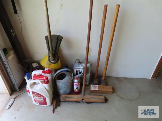 Sledgehammers, oils, insect killer