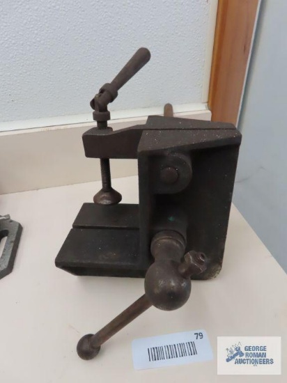 Antique wood shop vise