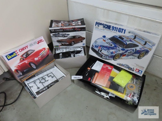 Various model car kits