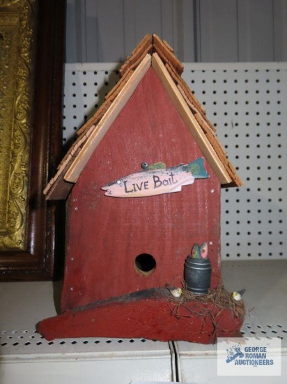 Hand crafted bird house