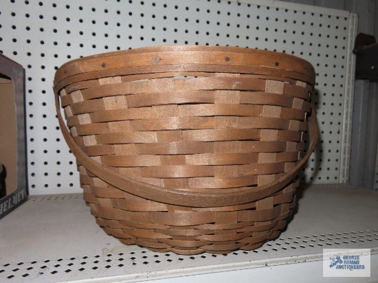 Woven gathering basket.