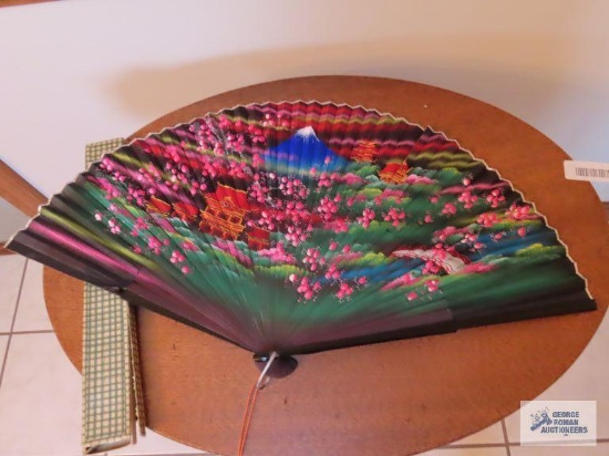 Antique oriental fan