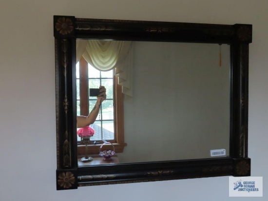 Hitchcock style framed mirror