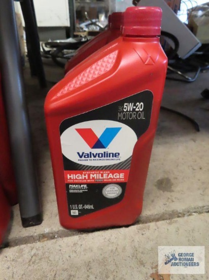 6 quarts of Valvoline high mileage 5W20