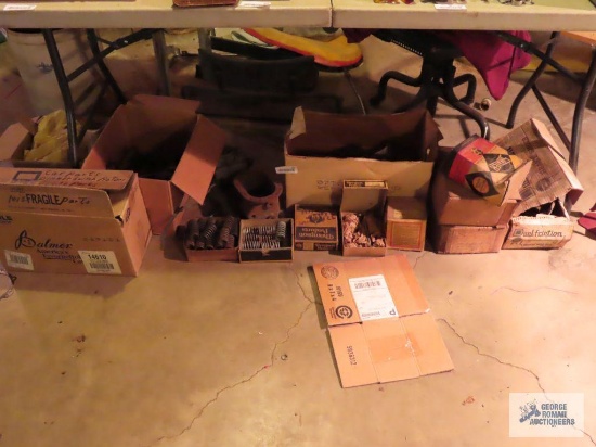 New and old automotive parts