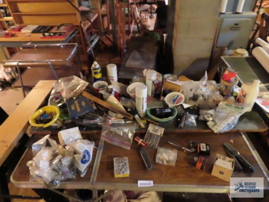 Hardware, automotive parts, spray paint