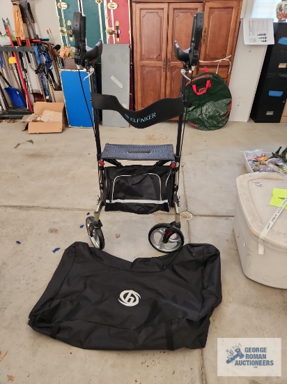 Elenker rollater stand up walker with cover.