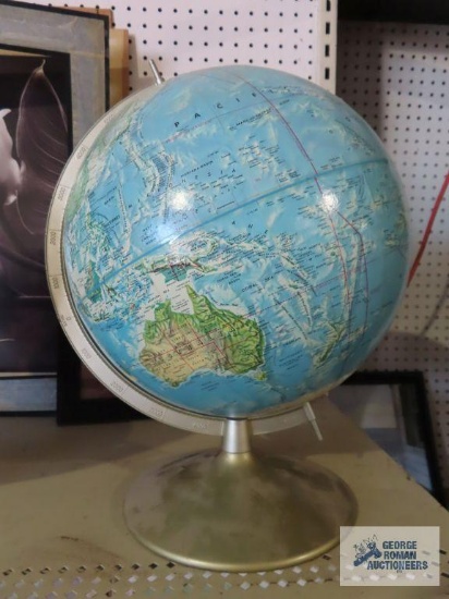Rand McNally world portrait globe