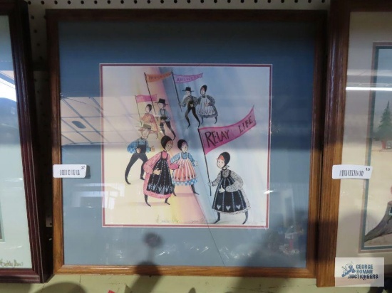 P. Buckley Moss Relay For Life print 65/1000
