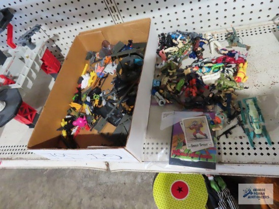 G. I. Joe and other action figures and other parts/accessories