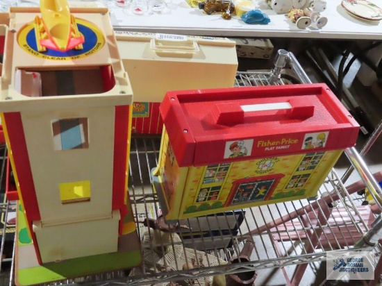Fisher Price play family hospital and rescue center.