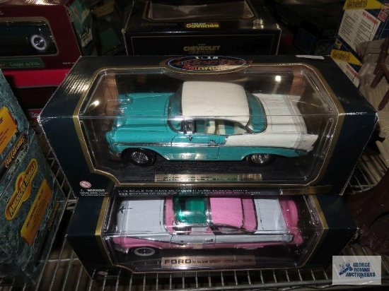 Timeless Classics Collection 1956 Chevy Bel Air and 1955 Ford Fairlane Crown Victoria cars