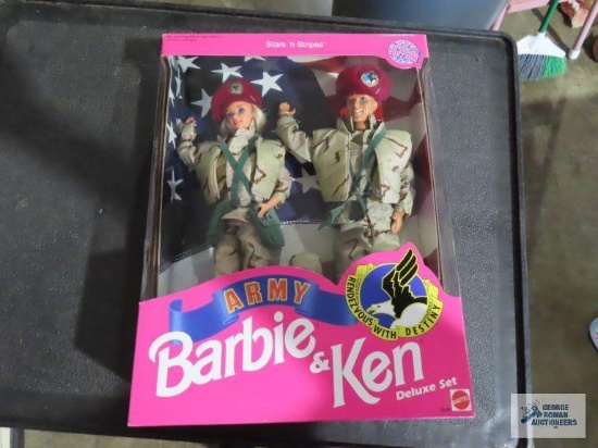 1992 Army Barbie and Ken