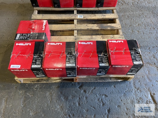 5 Boxes of Hilti 00311626 14-14x1"- Kwik Seal - Self Tapping Screws (2,000 pcs.). Retail price