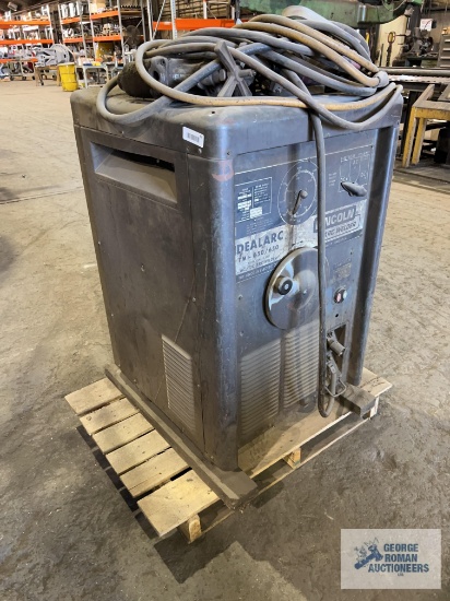 Lincoln Idealarc three-phase TM-650/650 AC/DC arc welder.