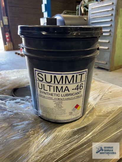 Two 5 gallon buckets of Summit ultima-46 synthetic lubricant. Pictures are for reference only.