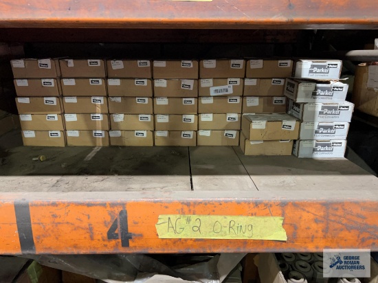 Lot of Parker AG number 2 fluid connectors. Approximately 146.
