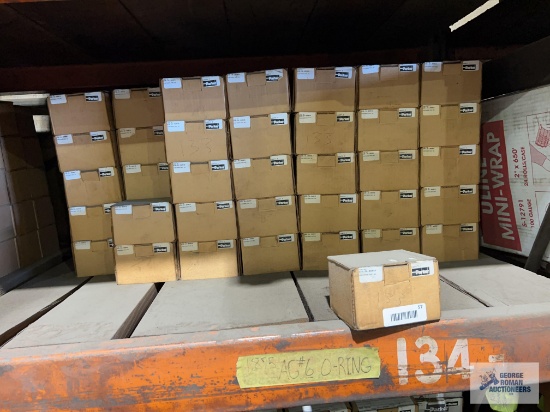 Lot of Parker AG number 6 fluid connectors. Approximately 133.