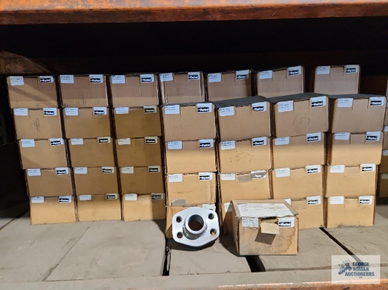 Lot of Parker AG number 5 flat fluid connectors. Approximately 157