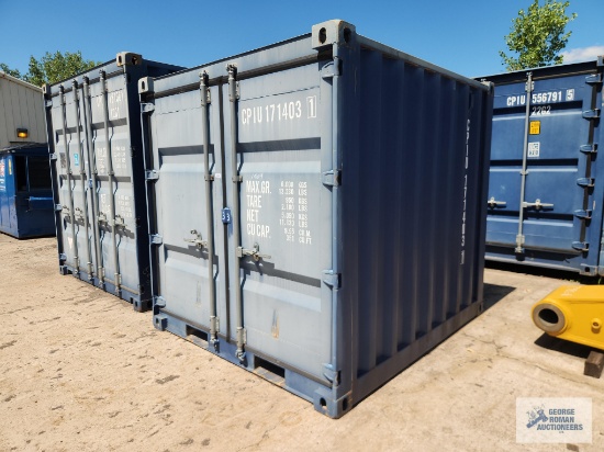 Tricon shipping container. 6'- 8" x 8'.