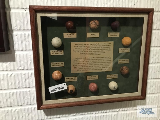 Golf Ball Plaque