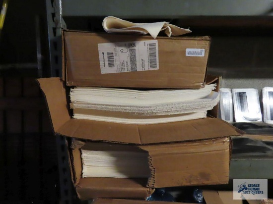 Approximately 300 fryer filters