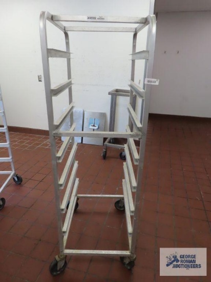 Channel roll about pan rack. model PBA707. 20-1/2" x 26" x 63-1/2"