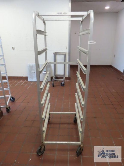 Channel roll about pan rack. model PBA707. 20-1/2" x 26" x 63-1/2"