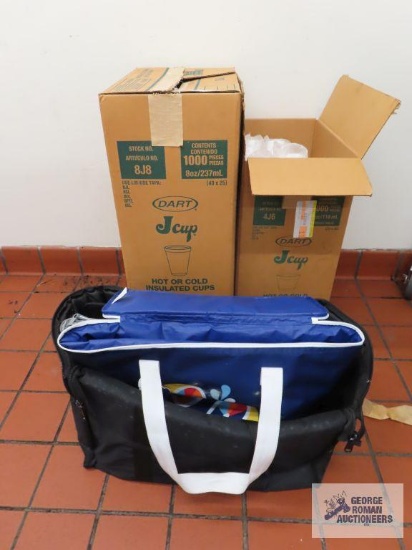Insulated cups and bags
