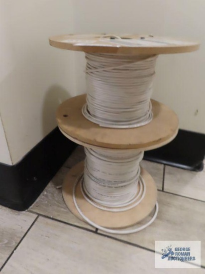 Two partial rolls of 18AWG3DOND wire