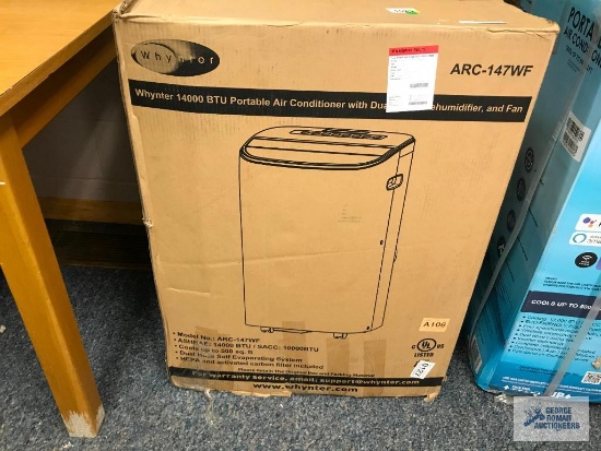 Whynter 14000 Btu Portable Air Conditioner. Model: Arc-147wf.