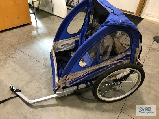 Schwinn Enclosed Tow Behind Bicycle Trailer