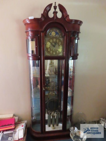 Ridgeway Grandfather clock curio, serial number 89013831.
