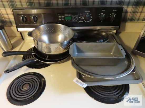 Variety of baking dishes and skillets