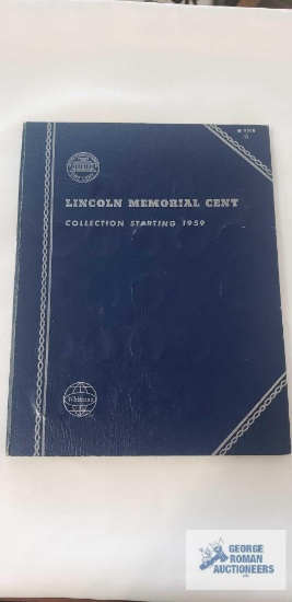 Lincoln Memorial Cent Collection starting 1959 with 41 pennies