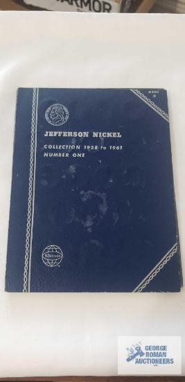 Jefferson Nickel Collection 1938 to 1961 Number One with 56 nickels