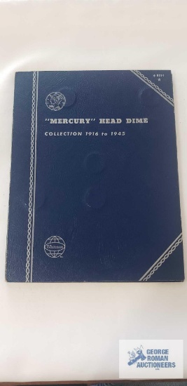 Mercury Head Dime Collection 1916 to 1945 with 29 dimes