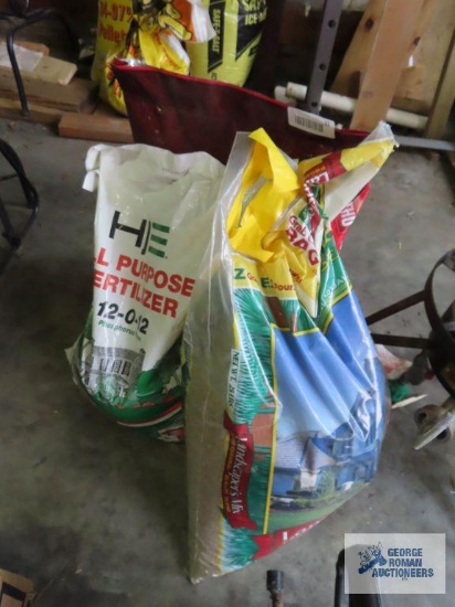 Ortho bugs be gone, landscapers mix, and 12-0-12 fertilizer