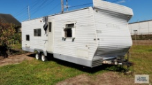 26' Camper trailer for parts and scrap only. No title. Note: In accordance with the Ohio Revised