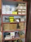 SHELF OF SANDER BELTS & CABINET LOCKS